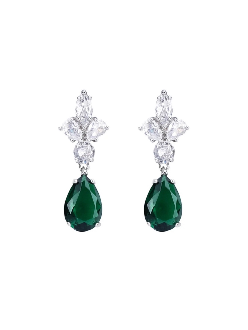 GREEN EMERALD EARRINGS